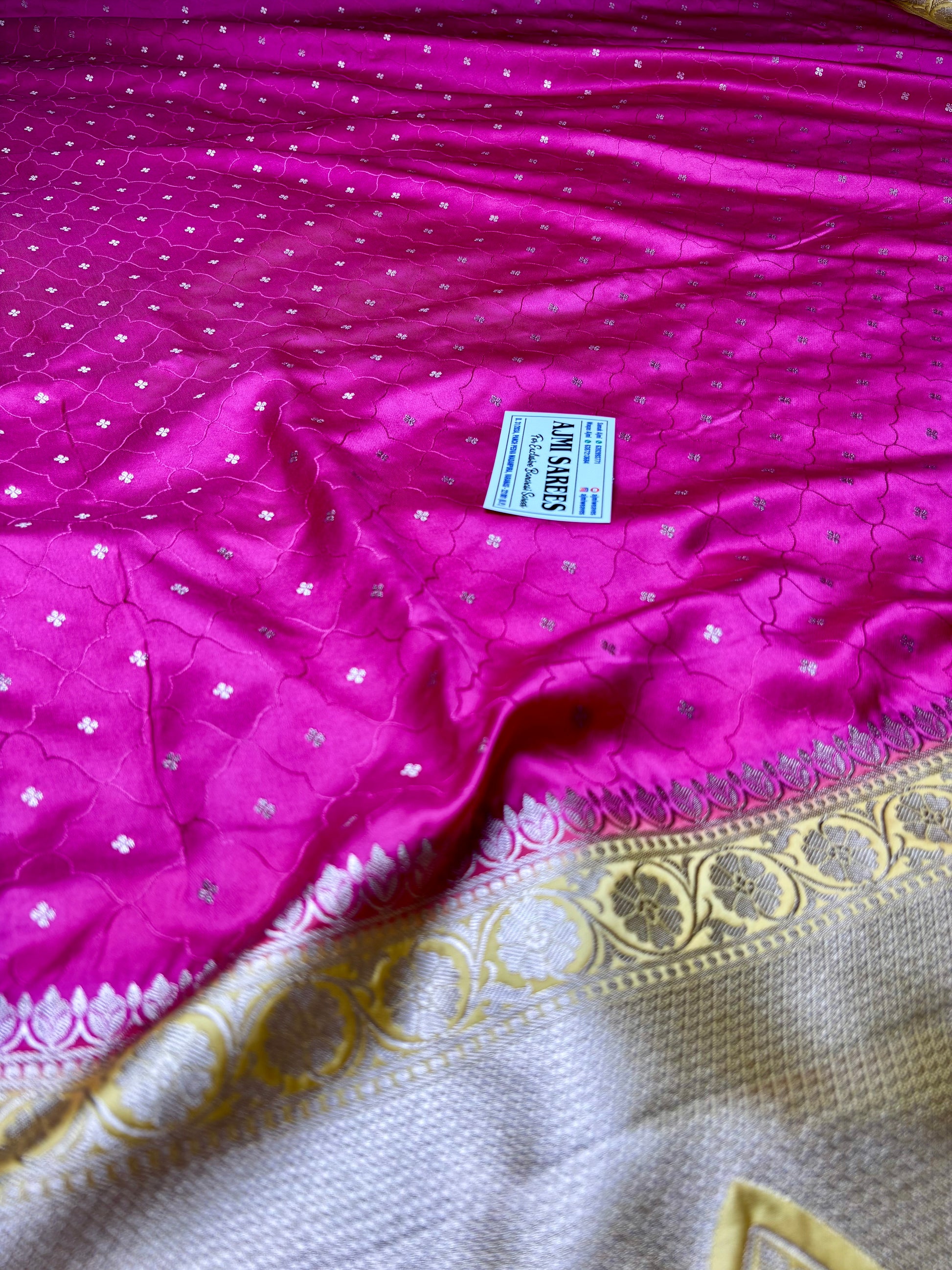 Elegant Mashru Katan Silk Saree with Zari Buti Work