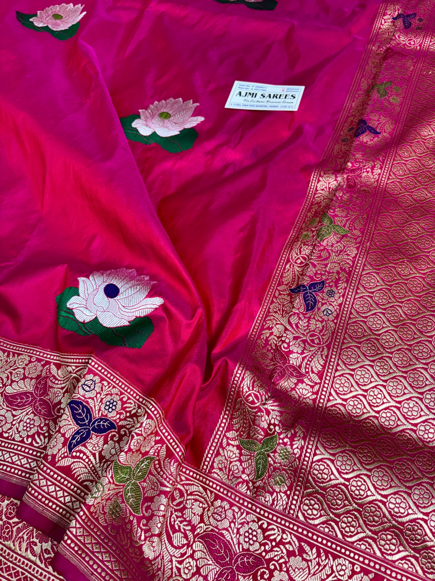 Authentic Pure Katan Silk Banarasi Saree from Varanasi