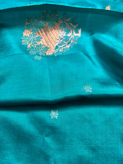 premium silk banarasi saree sona rupa buti detailing