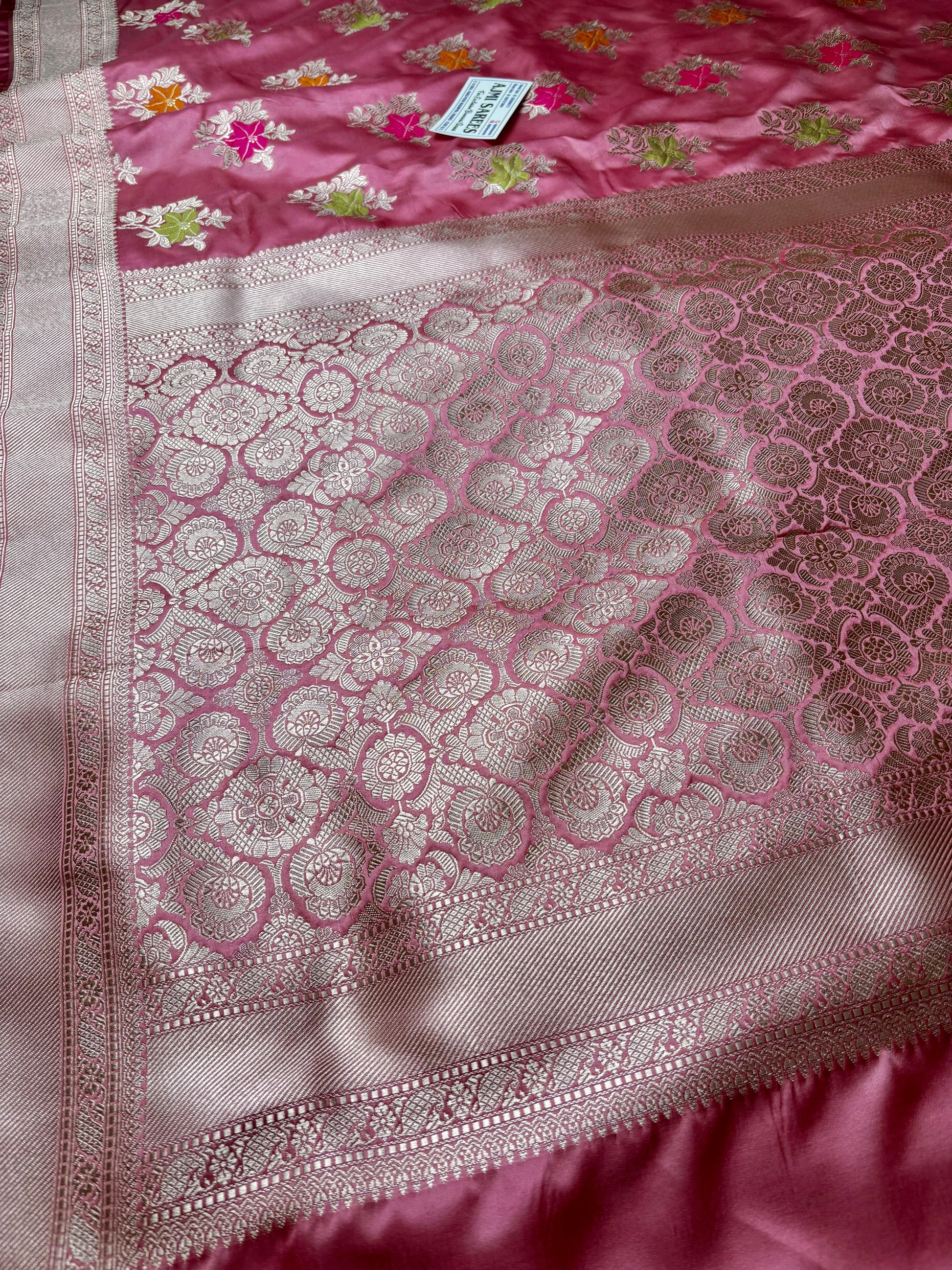 Traditional Mashru Katan Silk Banarasi Saree for Wedding Functions
