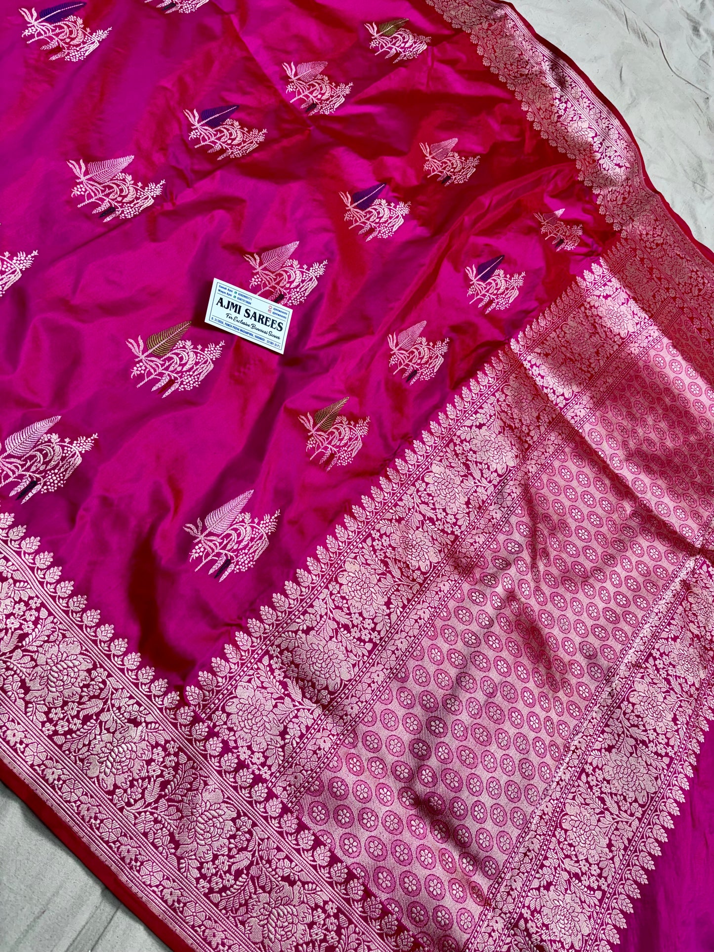 100% Pure Katan Silk Handloom Banarasi Saree – All Over Kadwa Tilfi Buta | Bridal Red Luxury Saree Pure Katan Silk Banarasi Saree