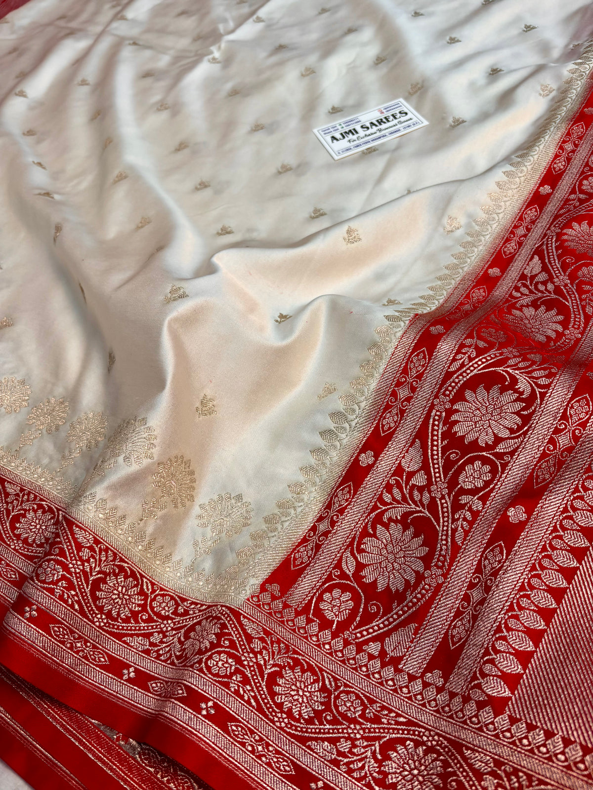 Luxury Mashru Katan silk handloom Banarasi saree