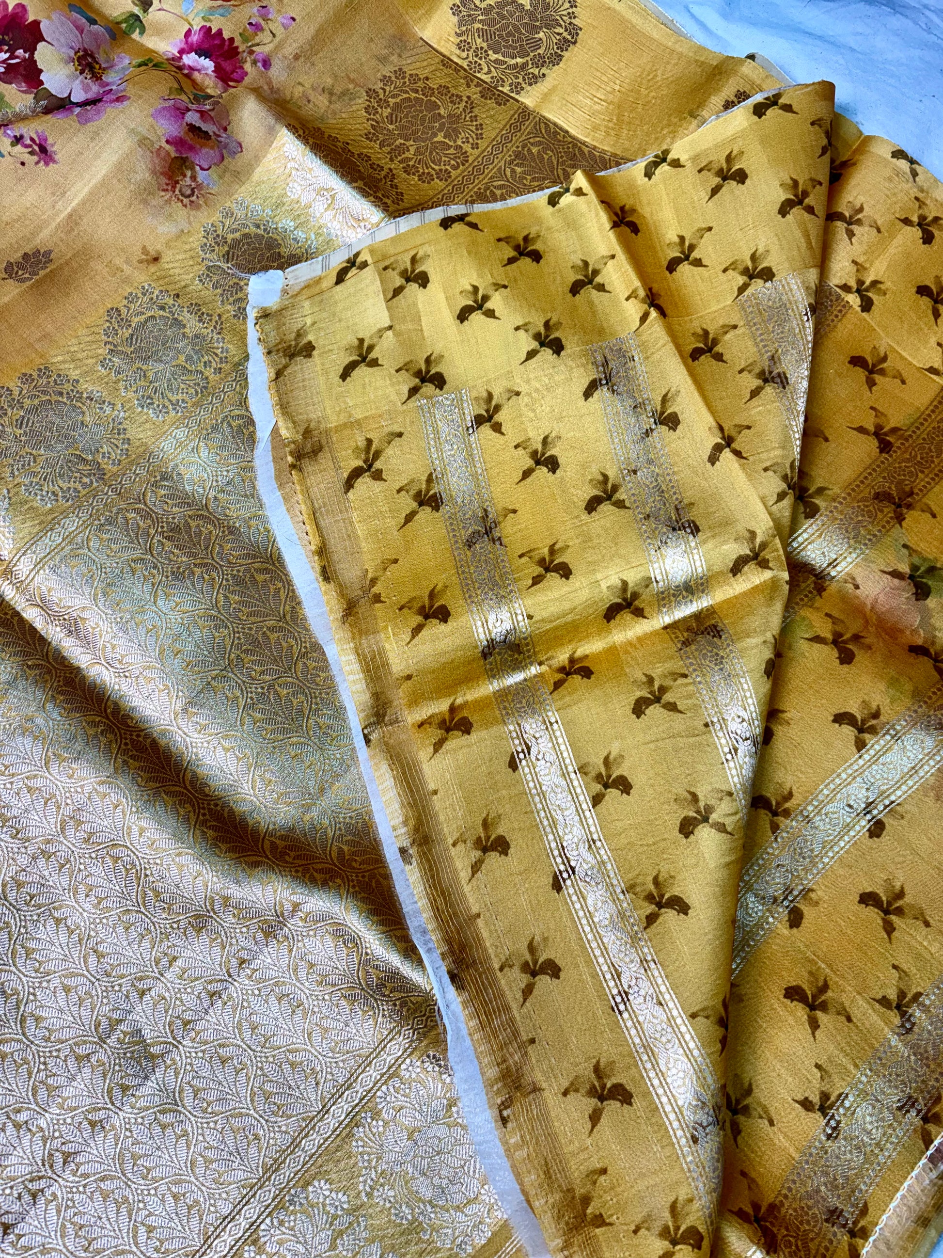 Premium Pure Kora Silk Banarasi Saree for weddings and festive occasions