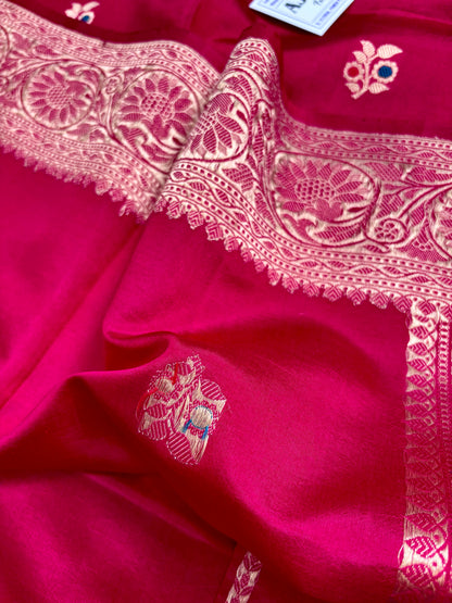 Premium kadwa weave mango silk Banarasi saree