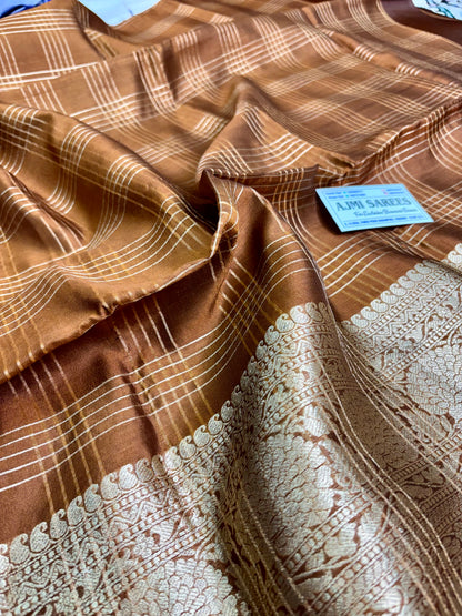 authentic banarasi mango silk saree handwoven