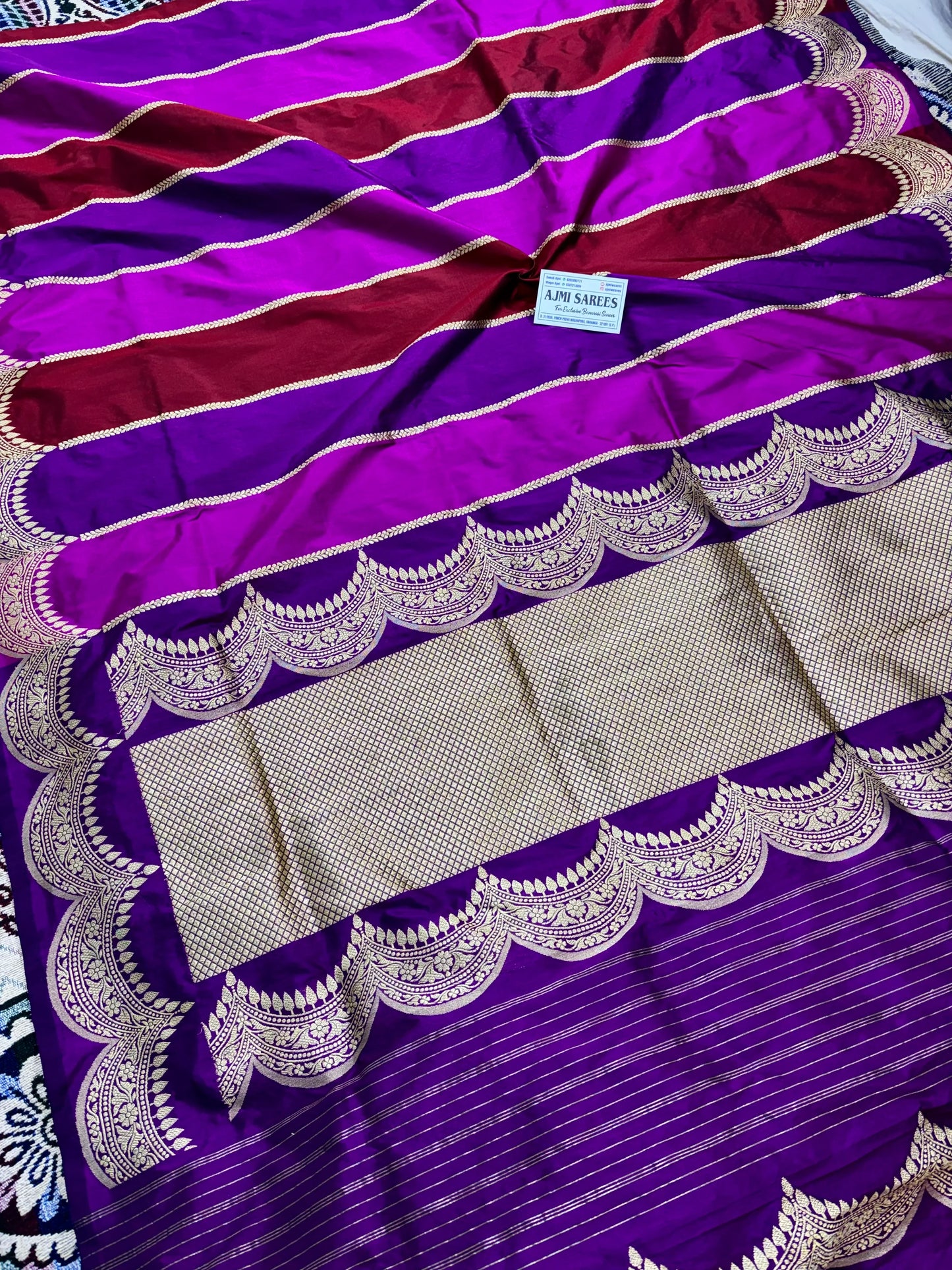100% Pure Katan Silk Handloom Kadwa Rangkat Banarasi Saree rangkat pure katan silk banarasi saree