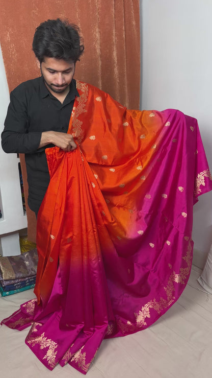 kadwa weave mango silk saree wedding festive wear