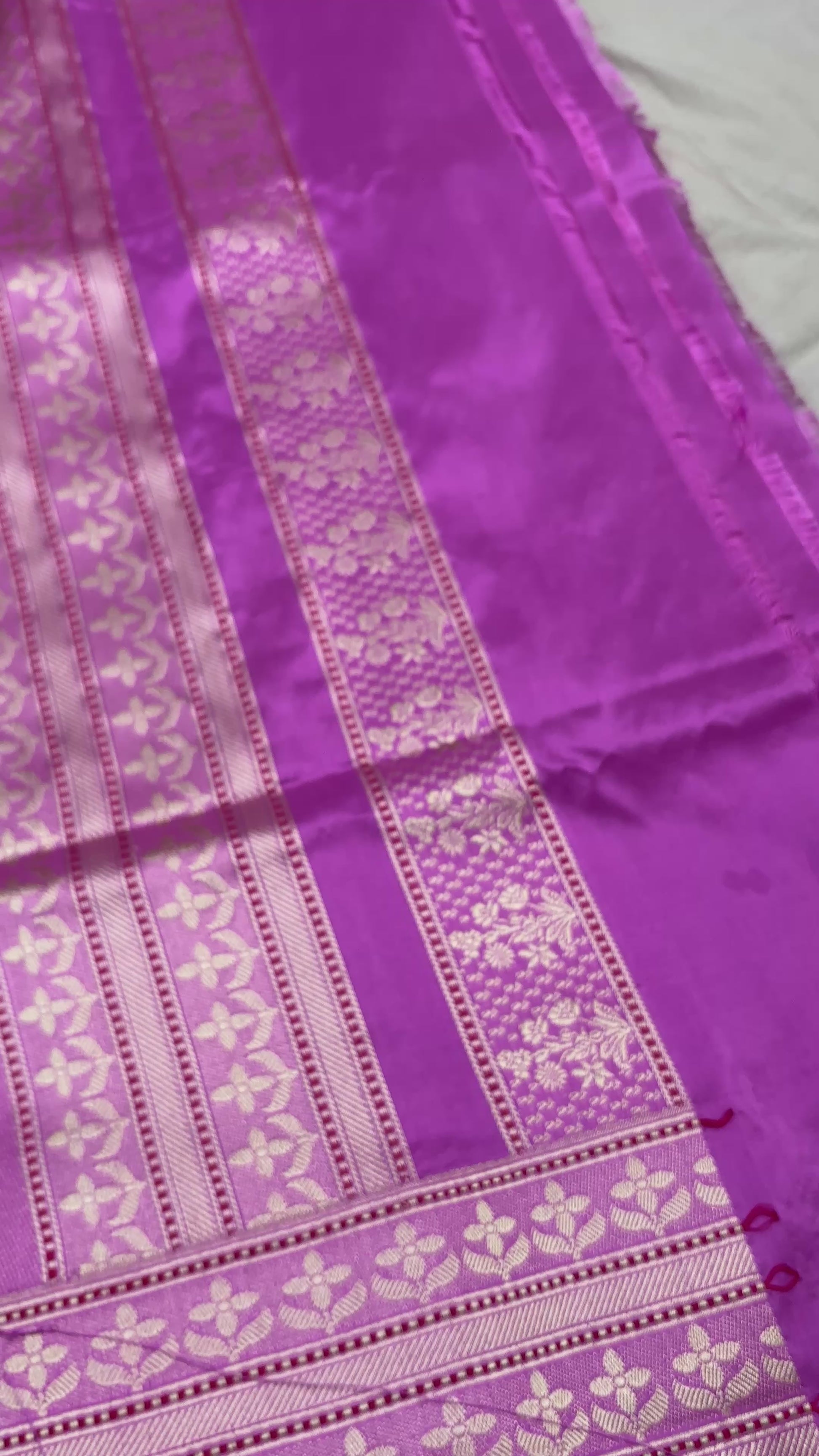 Designer Pink Pure Silk Handloom Banarasi Saree for Festive Occasions