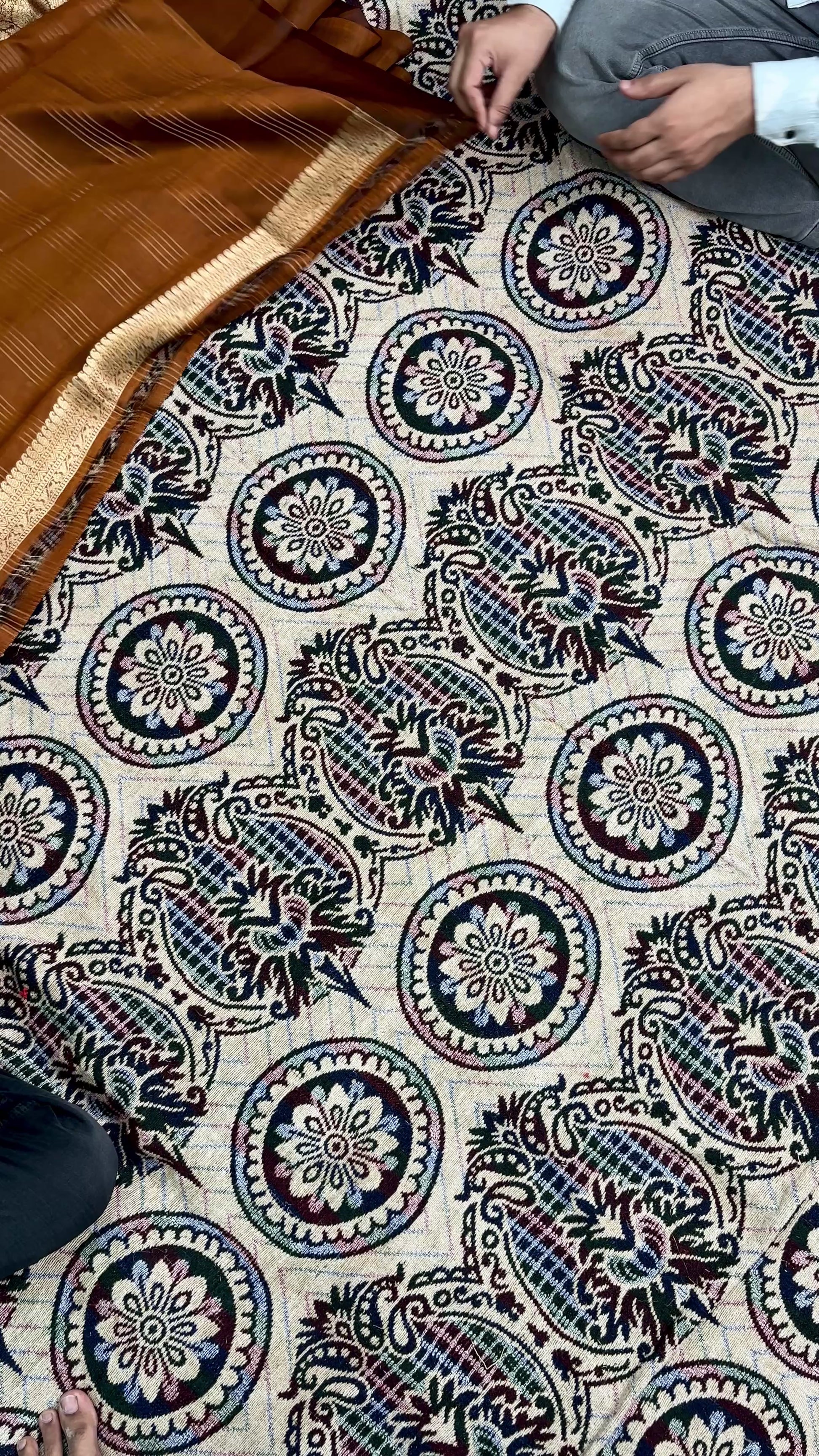 handcrafted mango silk saree from varanasi